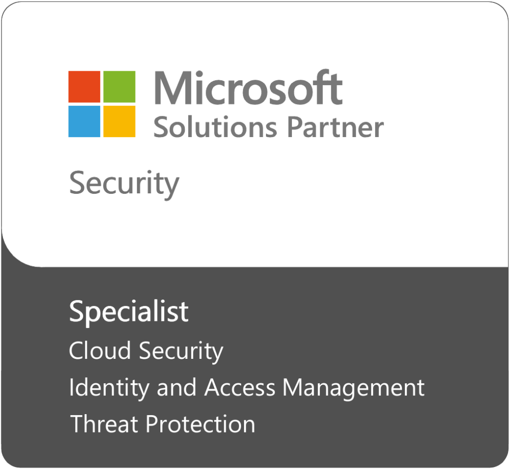 Logo Microsoft Solutions Partner im Bereich Security